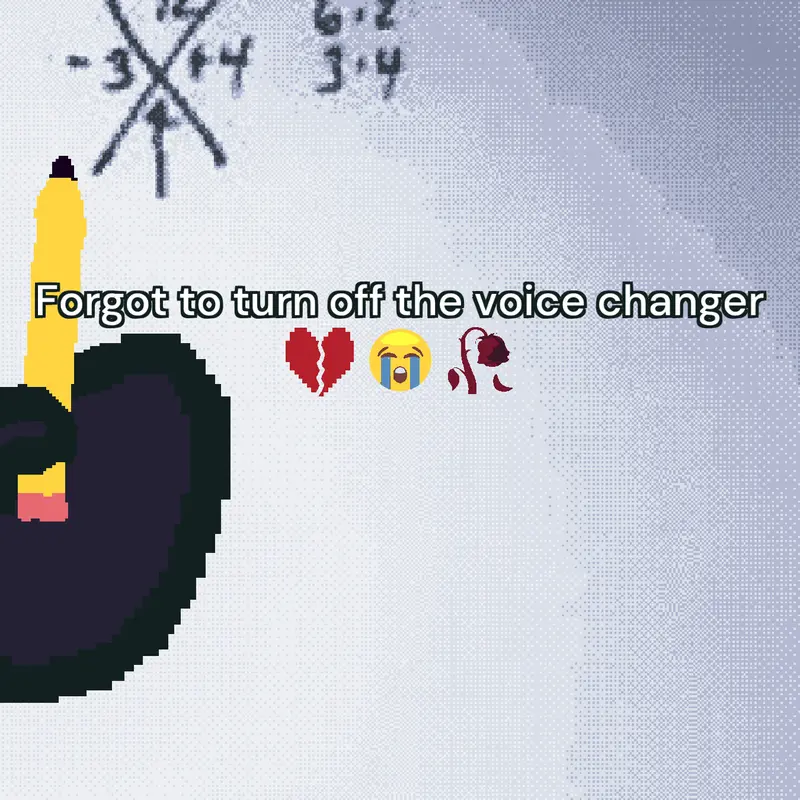 Forgot to turn off the voice changer 😭 by @LegacyDuding