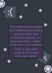 I leave from castle