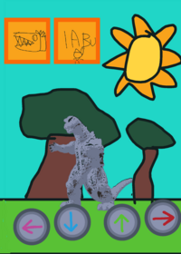 Godzilla vs labubu