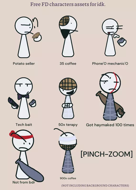Fever Day characters by @aetyu
