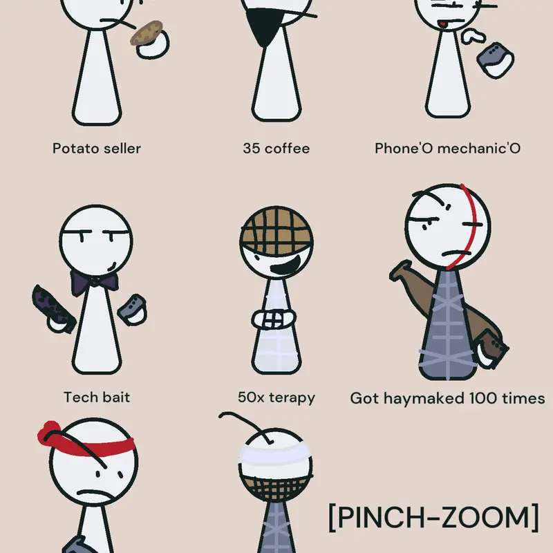 Fever Day characters by @aetyu