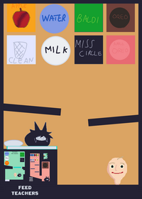 Feed Baldi and Miss Circle