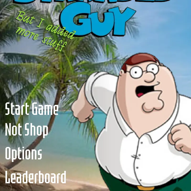 Stranded Guy but I added more stuff by @user_58897