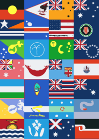 Flag band Oceania