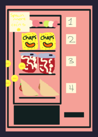 Vending machine + mukbang maybe?