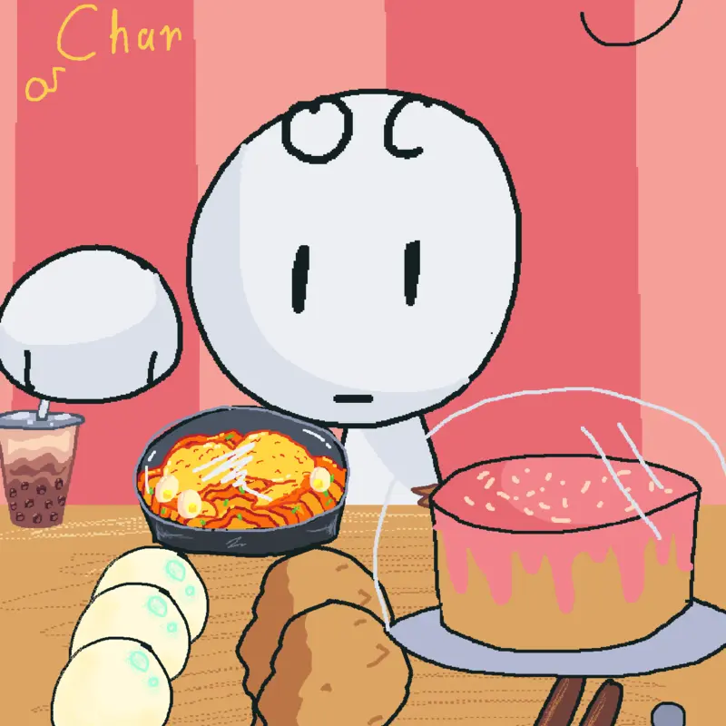 Mukbang :) by @Simone_chan