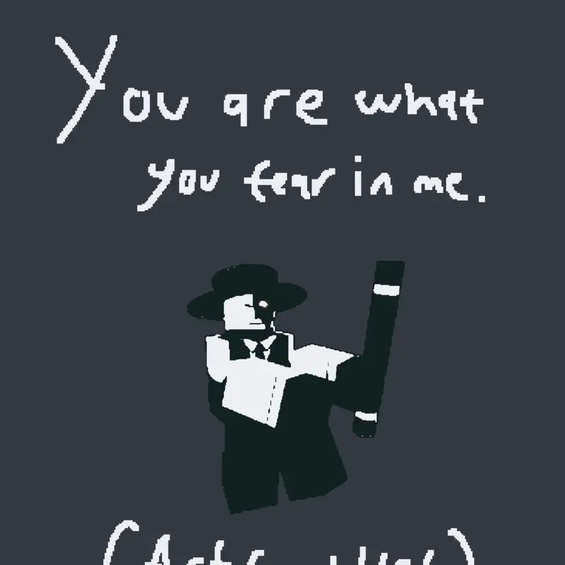 You are what you fear in me by @osc_fanatic
