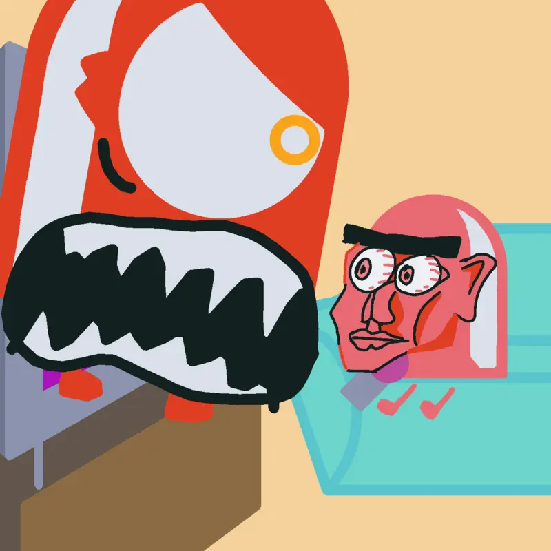 Jennifer watches hazbin hotel/grounded by @Yasmina55