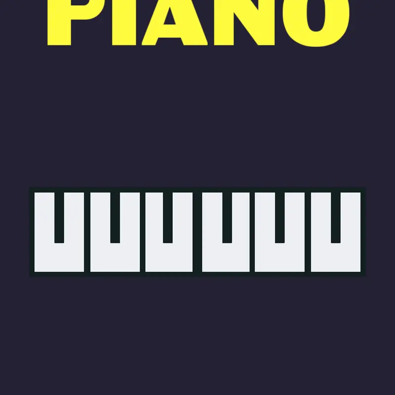 Piano game by @huggywuggygameplays