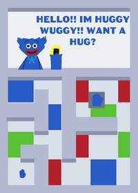 Huggy wuggy maze