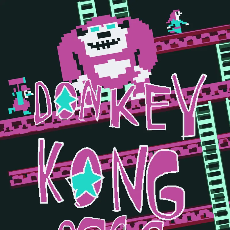 Donkey kong pc dos by @five_bear