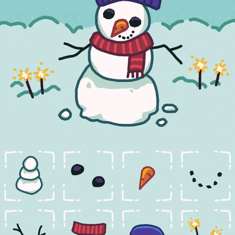 snow man by @WAGAN