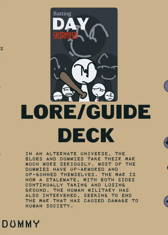 Batting Day Skirmish: Lore/Guide by @Pioneer_Games