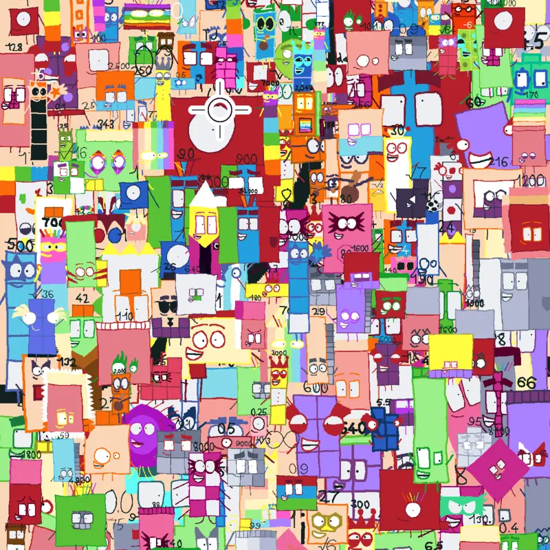 Numberblocks  omega by @izank