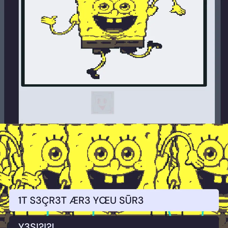 Spawn dancing spongeboys by @doodooandfarty