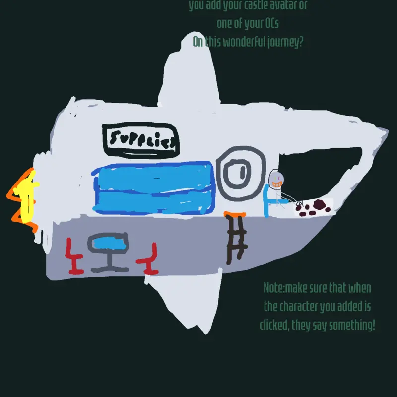 Add yourself on the spaceship! by @SecondaryColorGuy