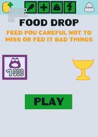 Pou food drop