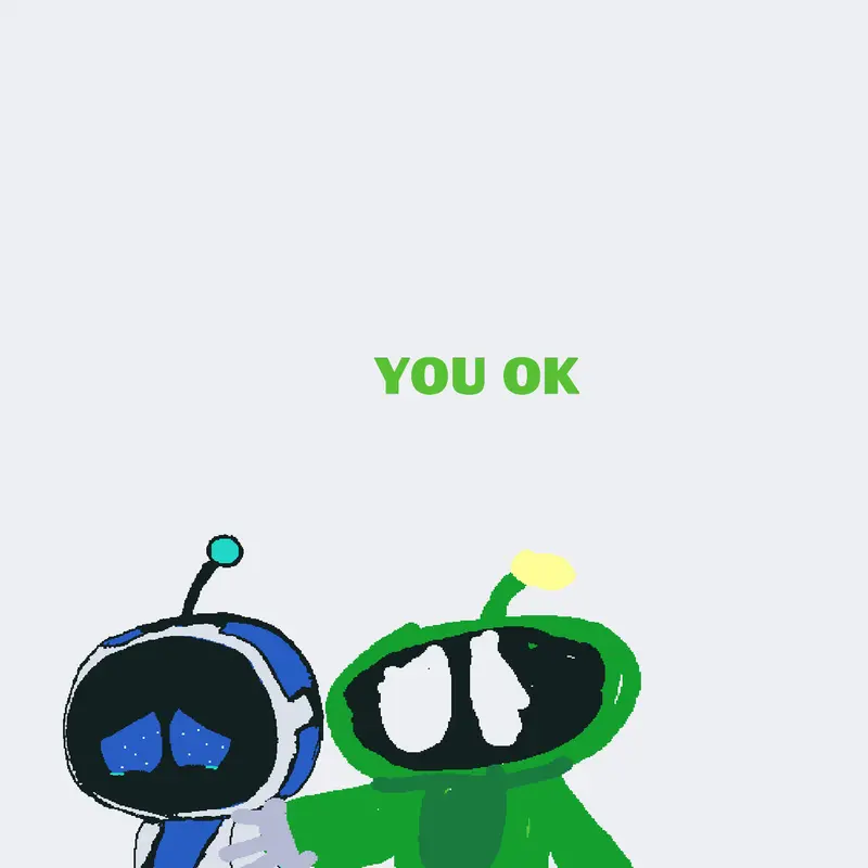 You sad astro bot by @krobotb3