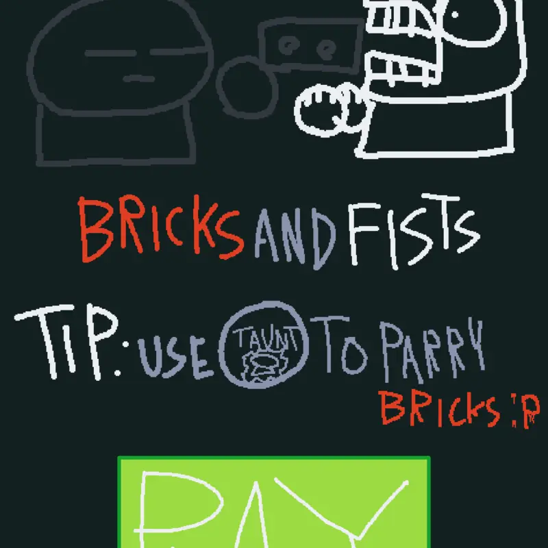 BRICKS AND FISTS by @erykos