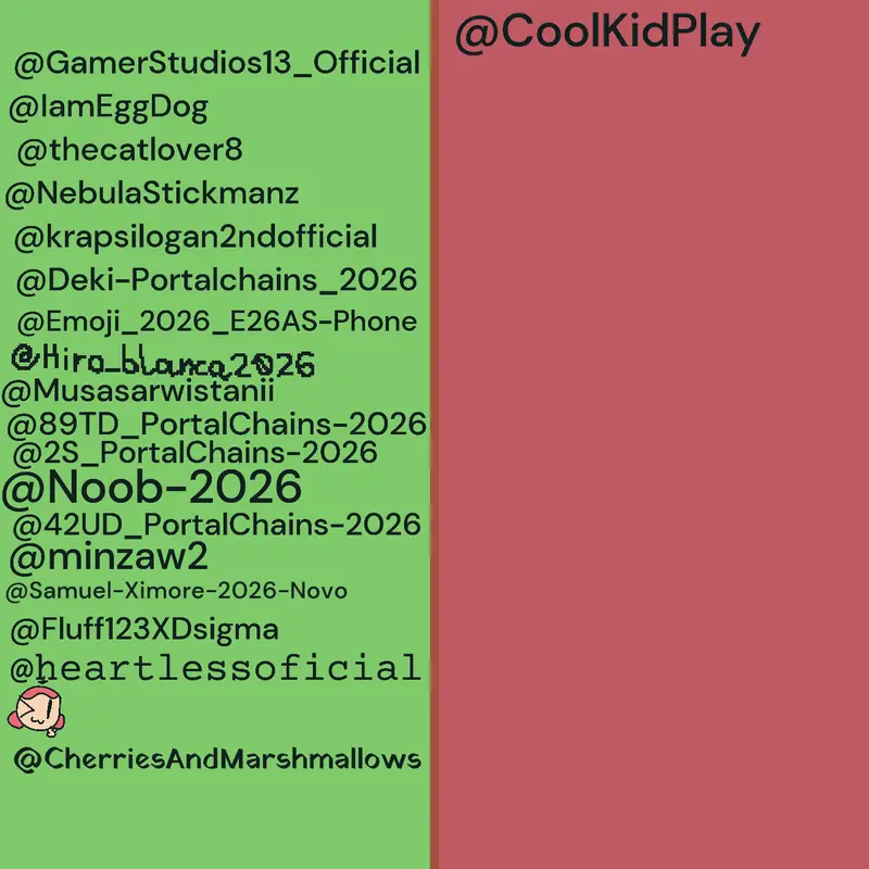 Game by @CherriesAndMarshmallows