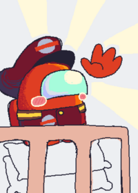 baby red among us