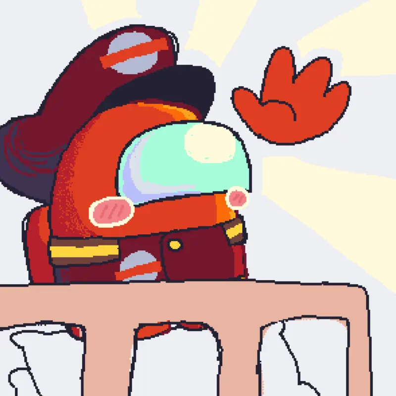 baby red among us by @simonsays193