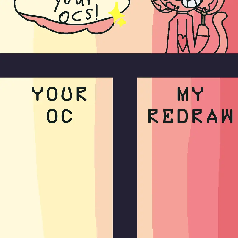 REDRAWING YOUR OCS! by @oliggf
