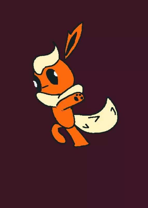 Flareon doing the default dance by @Devinthedinodude