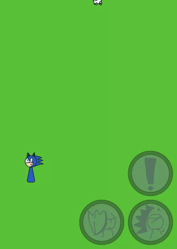 Sonic In Batting Day by @ChoppyPlaytime