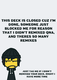 Qna with flashy dummy closed (I’m so done)