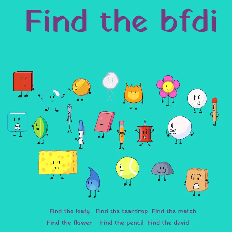 Bfdi stay in the bowl by @kittyboh