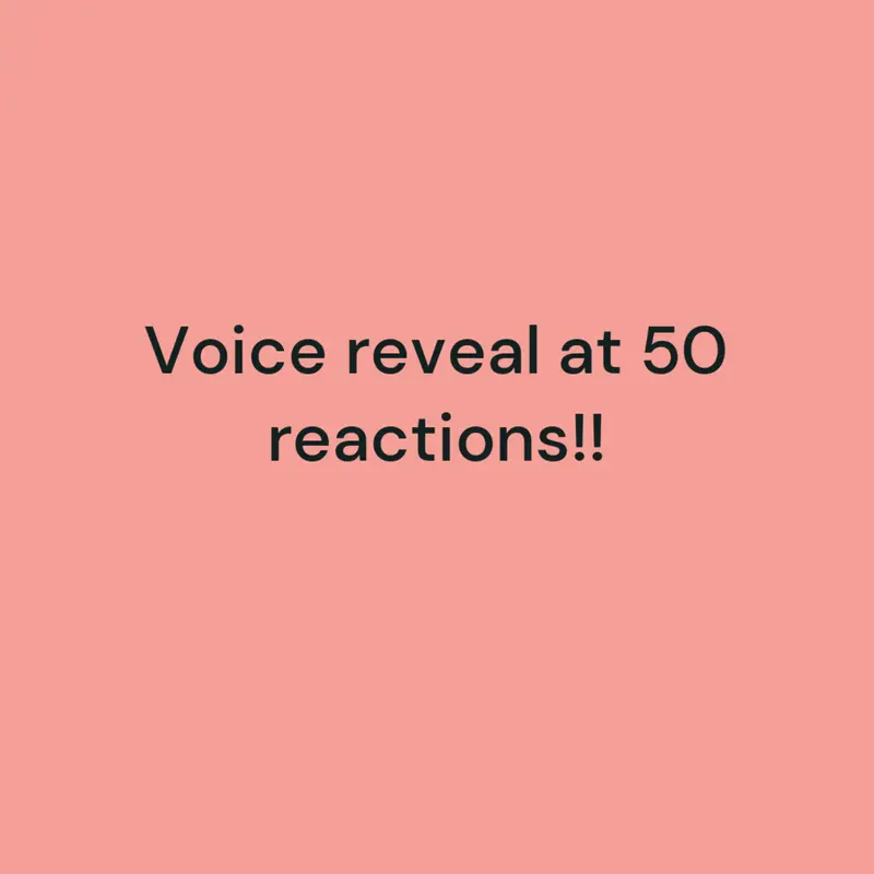 React if you want to hear my voice by @Halloweenperson1931