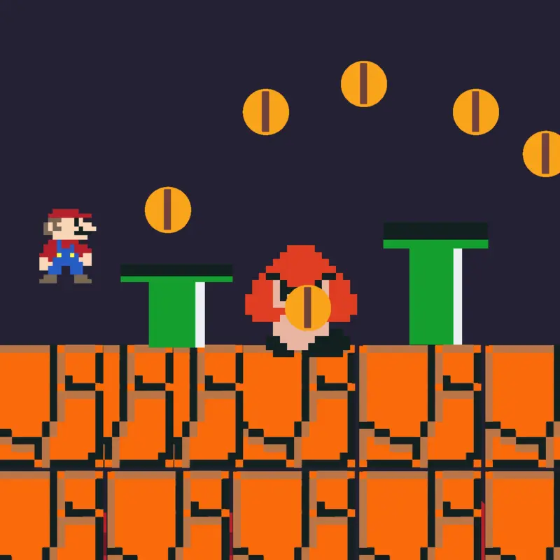 Mario Bros by @Qwerty5646363