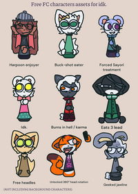 Fever cabinet characters for some reason.