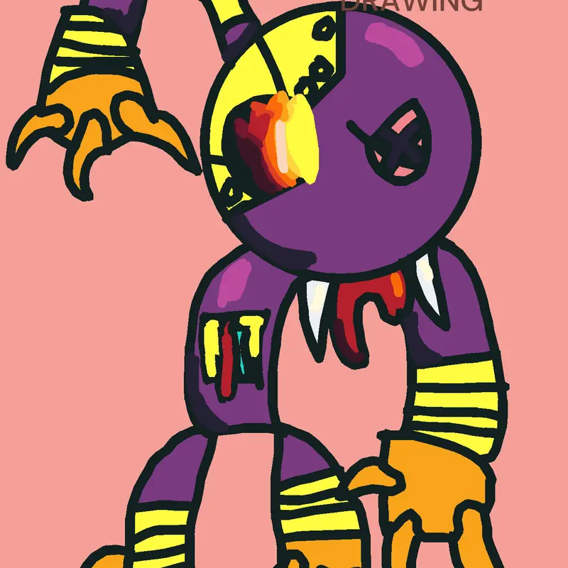 Cyborg purple by @amjhad_08