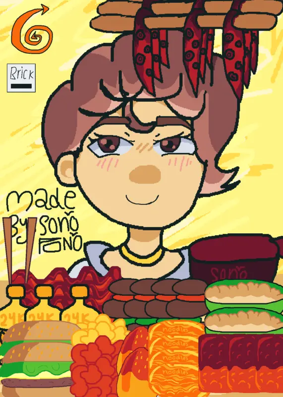 Mukbang with sono pono by @sonopono