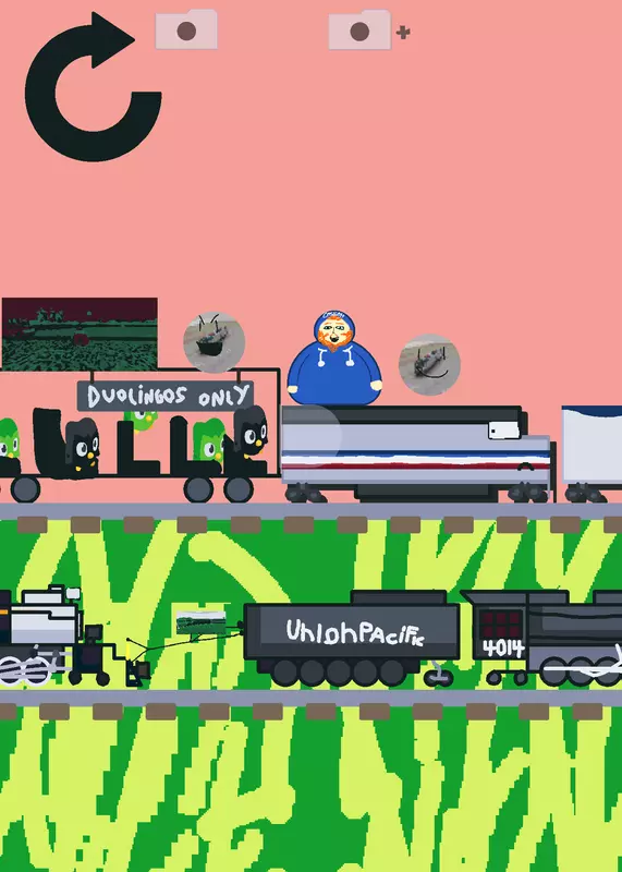 The big boy no. 4014 can now runaway! by @amtrakfanUwU256