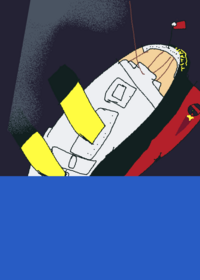 Titanic's final plunge