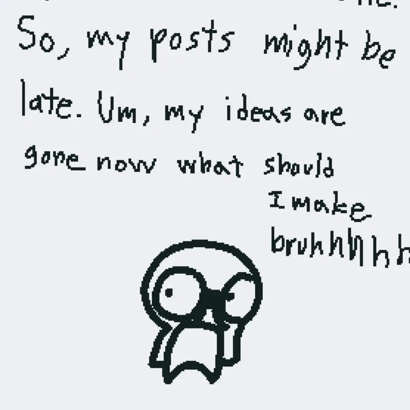I'm too lazy and busy to post help meh😱 by @Ebska_