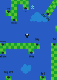 Multiplayer golf ending game