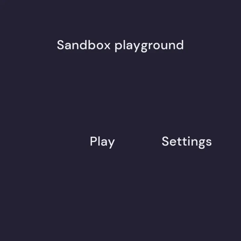 Sandbox playground by @Zander121