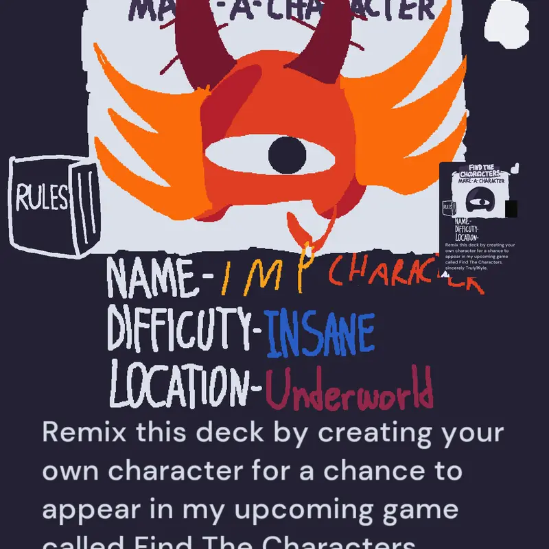 Game by @FriskTheHyuman