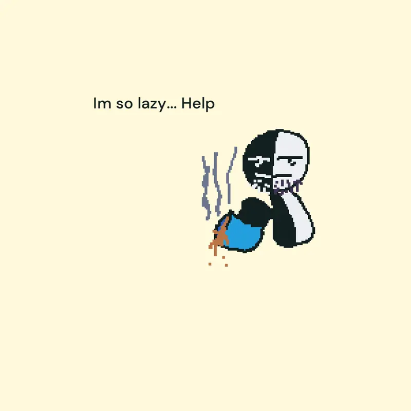 Lazy by @orb_off3