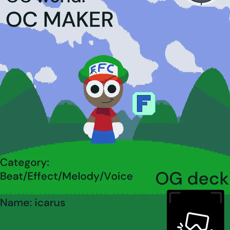 Simon's realm sprunki oc maker oc world by @caro2