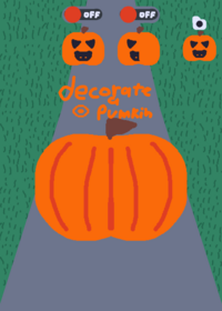 Decorate a pumpkin!