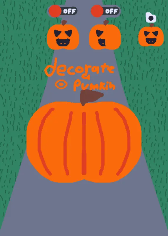 Decorate a pumpkin! by @TonyDoesThings