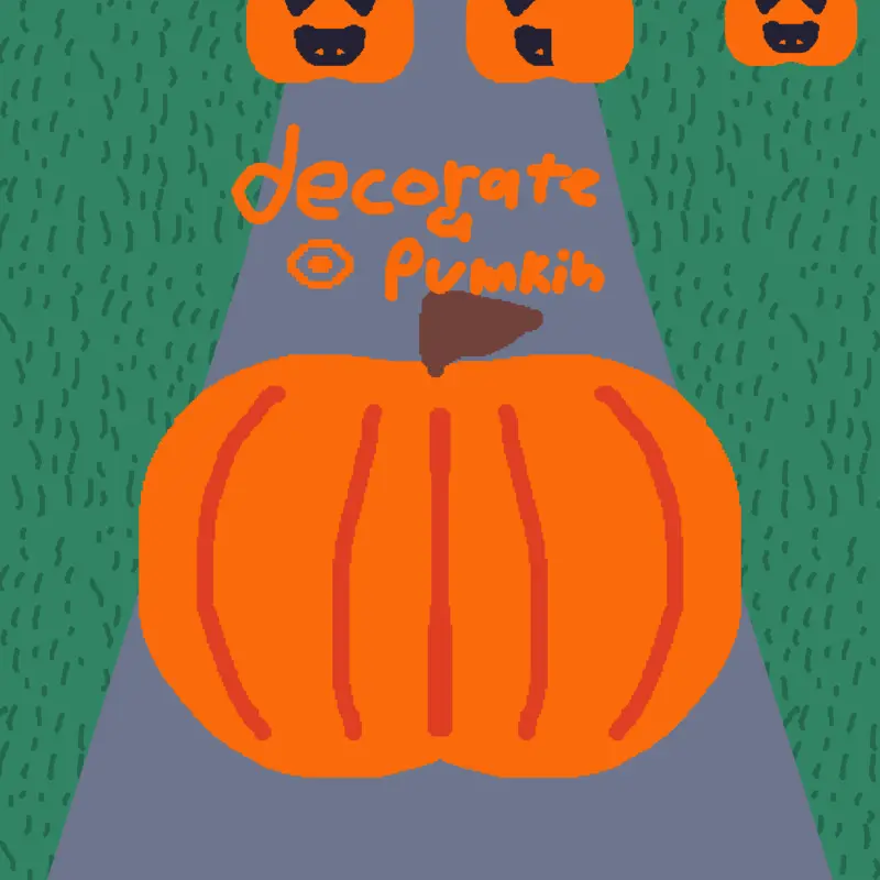 Decorate a pumpkin! by @TonyDoesThings