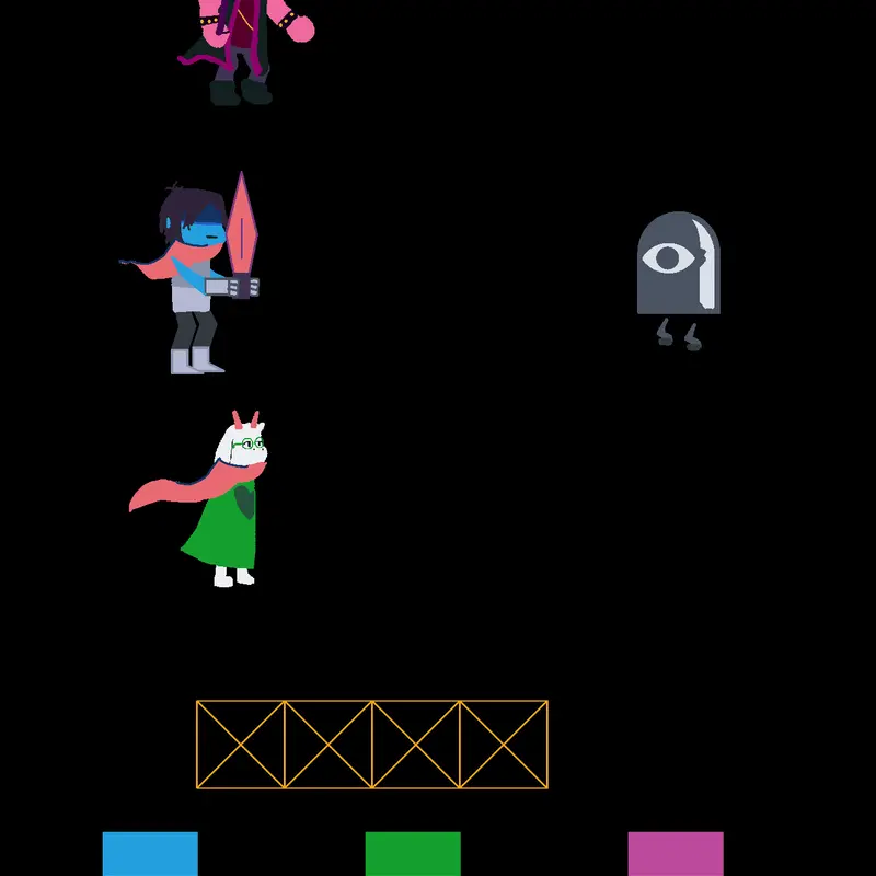 Deltarune Battle Ultimatus Example by @Microwardthedog