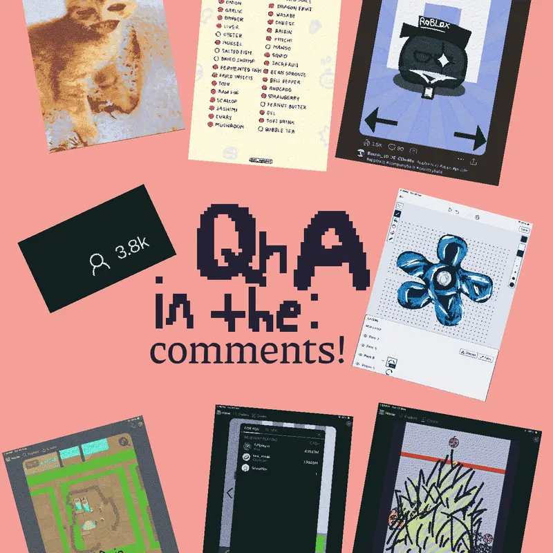 QnA with Sunny!!! by @gamedev_tiff