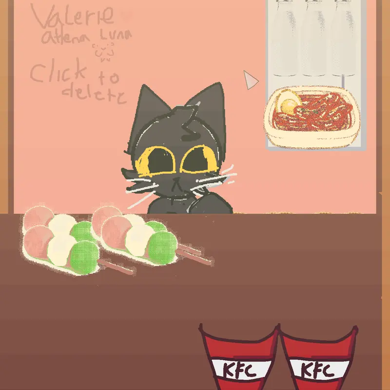 My cat (NOT SECRET AGENT!) by @Kayla127847